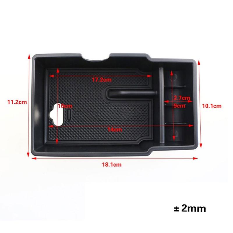 Car Co-pilot Grab Handle Armrest Storage Box Organizer for Jeep Renegade 2015 2016 2017 -2020 2021 2022 2023 LHD Accessories