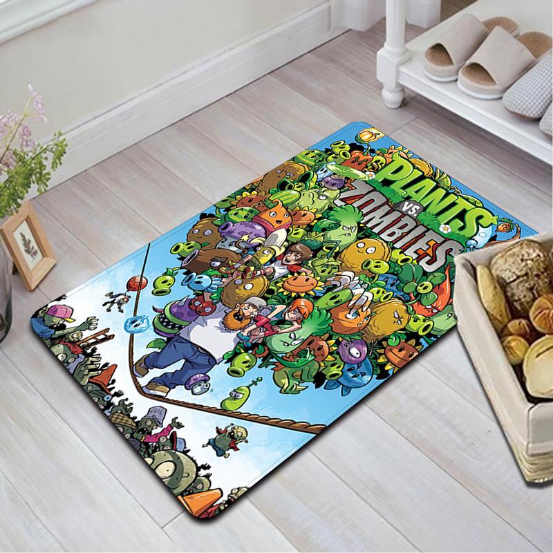 Plants vs Zombies Rug Floor Mat for Living Room or Bedroom Soft and Comfortable Carpet a Gift for Birthday and Holiday.DFDT261018440