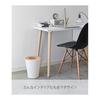 Yamazaki Jitsugyo Trash Can Trash Can Lin Round Natural 3198