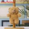 Plush Bear Keychain With Pp Cotton Filling For Bag Decoration And Gift Idea