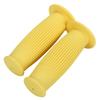 Nakira Motorcycle Grip Moped Handle Barrel Type 0.9 Inch (22.2 Mm) Left and Right Set Rubber F Type (Yellow)