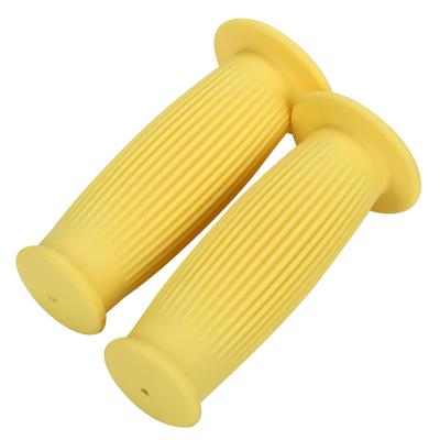 Nakira Motorfiets Handvat Scooter Stuurvat Type 0,9 inch (22,2 mm) Links en Rechts Set Rubber F-Type (Geel)
