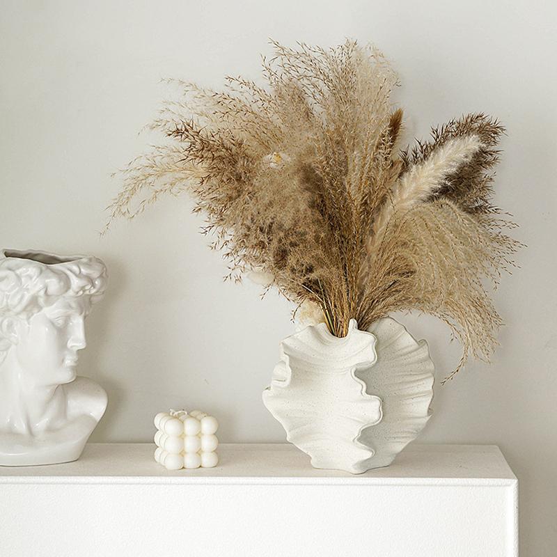 Vază Ceramică Artă Retro Senz Design Decorare Formă Neregulată Casă Floare Uscată Vază Ceramică Decor Birou Cameră de Zi