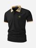 Men's Short Sleeve Polo Shirt Lightweight Quick Dry Golf Shirt for Outdoor Work