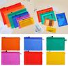 Office Supplies Paper Holder Transparent Document Bag Simple Zipper Large Capacity A4 File Folder Data Storage PVC Pencil Bag