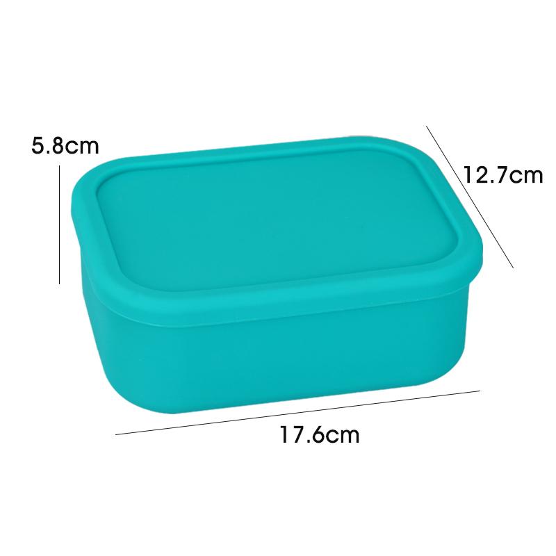 Silicone Bento Boxes Lunch Container,  Leak-Proof Lunch Container, BPA-Free, Dishwasher Safe
