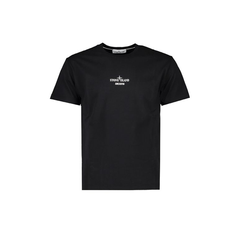 STONE ISLAND Archivio Project T-Shirt Black Men Tops 75152NS91-V0029
