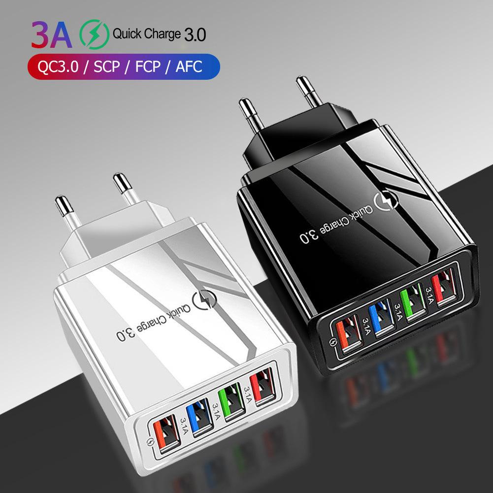 USB Hızlı Şarj 3.0 QC 18W USB Şarj Cihazı Xiaomi Redmi Note 9 8 7 pro QC3.0 Hızlı Şarj USB Telefon Şarj Cihazı IPHONE 12 mini
