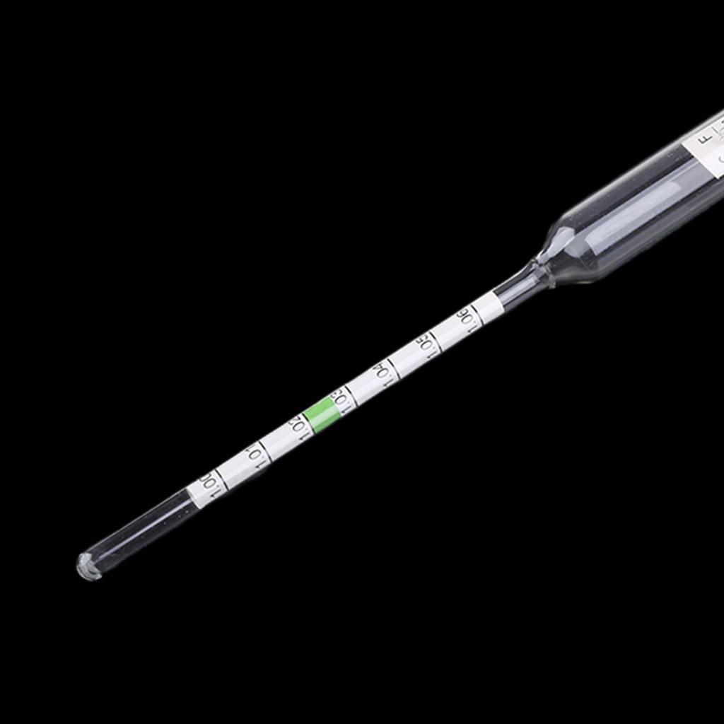 Dahili Termometreli Cam Akvaryum Hidrometresi Deniz Yüzen Tuzlu Su Tuzluluk Test Cihazı Aralığı 1.000-1.060 7.87in
