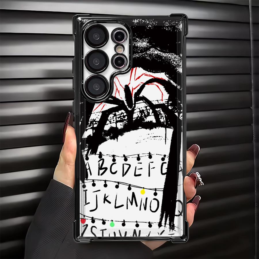 Phone Cover Funda Case for Samsung Galaxy 25 S20 Ultra S24 FE S23 S25Edge S22 Plus Note 20 Ultra S21 Strange Things Letters A-Z