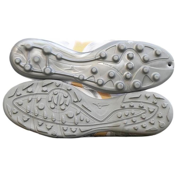 Mizuno Morelia Neo Lightweight AG (Rubber Short Studs) Shock Absorbing Durable Breathable Fit Soccer Shoes Men Soccer Shoes Platinum P1GD249331