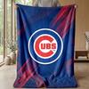 Chicago Cubs Flanell Fleece Decke Gemütlich Warm Überwurfdecke für Sofa Bett Reise Ganzjahresgebrauch