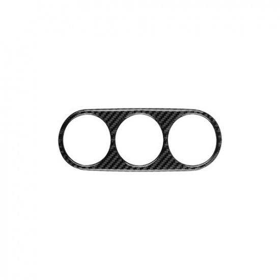 Carbon Fiber Car Front AC Control Button Frame Cover For Mazda MX-5 Miata 09-15