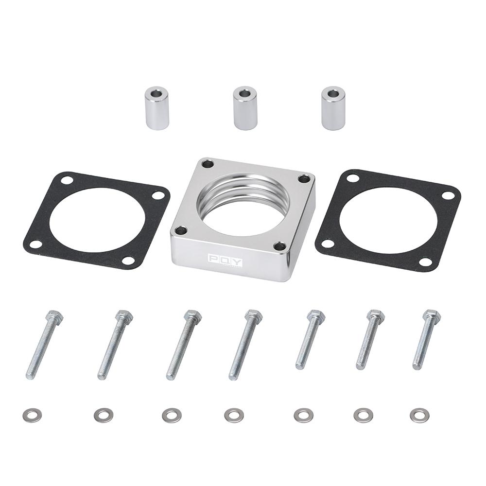 

Aluminum Throttle Body Spacer For 91-06 Jeep Wrangler TJ YJ Cherokee XJ 2.5L/4.0L Engine Gas MJ w/ Gasket 1 Raise Manifold Carb срібний