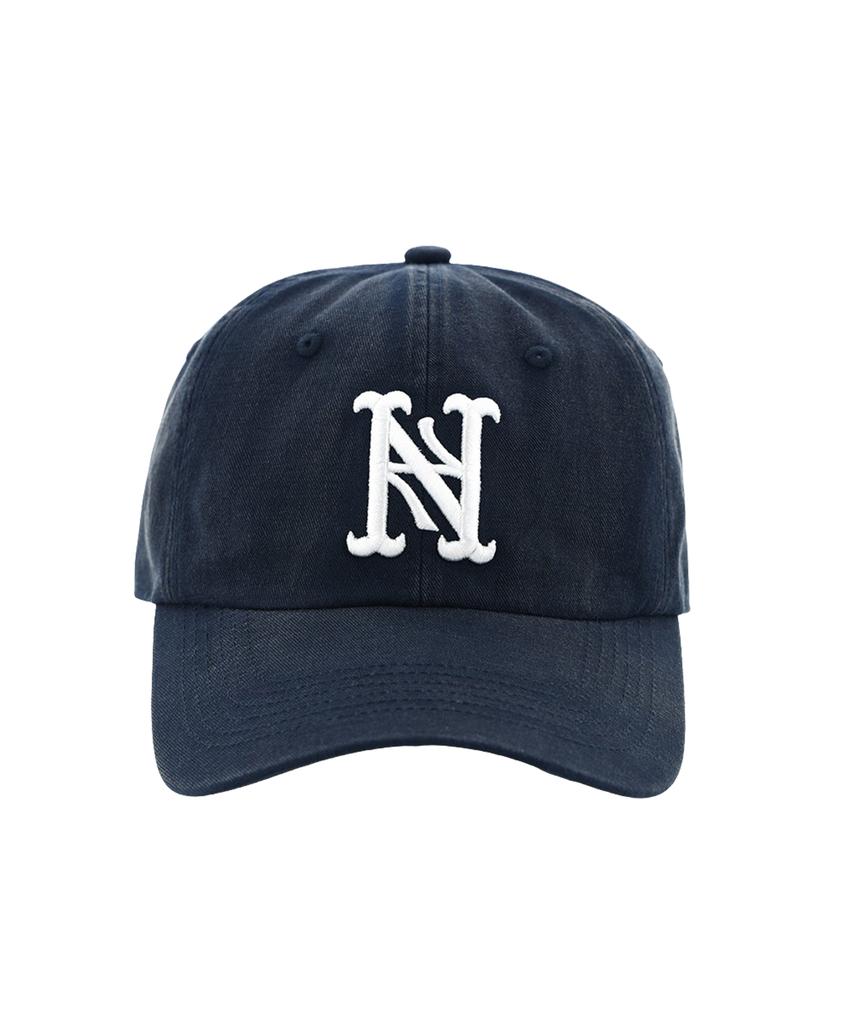 Nonpaundeu Washed Nn Mono Ball Cap [Washed Navy]