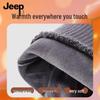 JEEP Men's Winter Fingerless Fleece-Lined Gloves