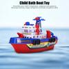 Urhomy Fire Boat Toy, Fountain Toy Ship with Music and Lights, Fireboat Toy, Water Spraying Ship Model, Electric Toy Ship Model, Fire Boat Toy,