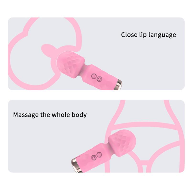 Mini Vibrator Sex Toys Personal Bodymassager Rechargeable Silent Strong Shock Female Macturhator