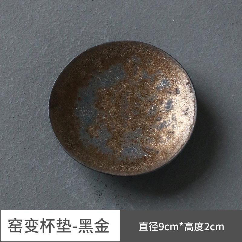 

Ceramic coasters - japanese style heat-resistant non-slip mats - tea coasters - cup holders - kung fu tea ceremony accessories