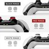 6 Stück Weiche Silikon-Joystick-Ziele Präzisionsringe Mittlerer Widerstand Hilfsringe für PS4 PS5 Xbox Switch Google Stadia Controller