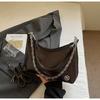2025 new stray bag single shoulder messenger tote bag versatile fashion handbag simple high-end underarm women's bag
