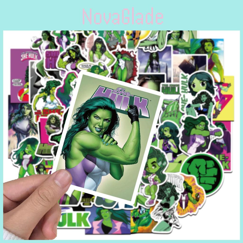 She Hulk Advogada 50 peças Adesivos Impermeáveis DIY para Caderno para Presença Legal