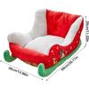 Christmas Sleigh Dog Bed for Cats Festive Cozy Insulated Nest for Winter Holiday Puppy Animal Calming Sleeping Cat Cold Weather Nights Cozy Indoor