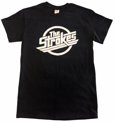 The Strokes Logo BLACK T-Shirt