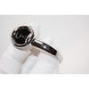 Used GUCCI 1400L bangle watch black dial SS