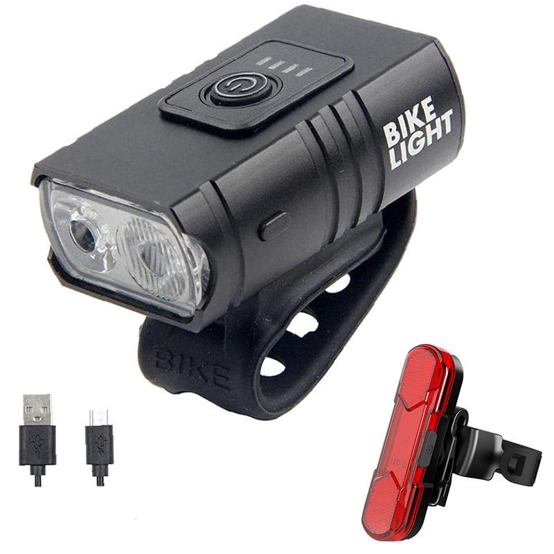 Bicycle Light Night Riding Flashlight Headlight Rainproof Rechargeable Mountain Road Children'S Bicycle Light Cycling Equipment