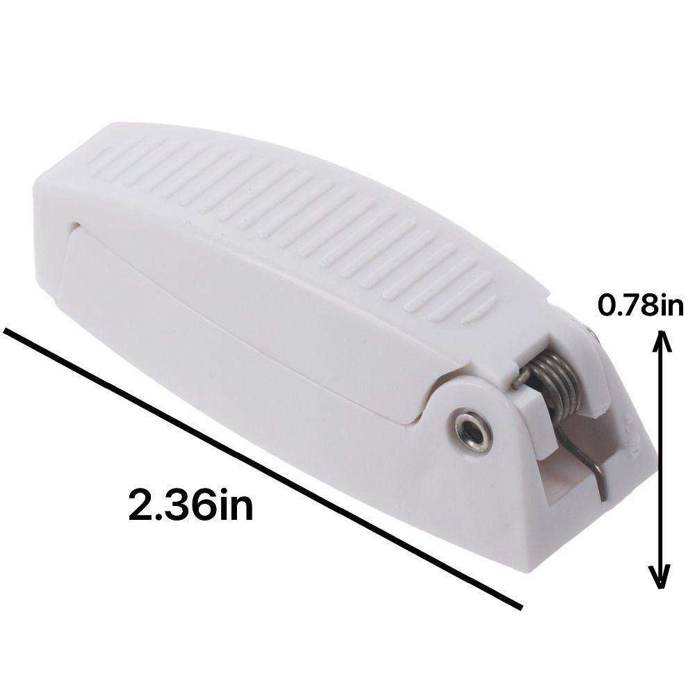 5pcs White RV Door Holder 2.36x0.78in RV Door Clips  for RV, Travel Trailer, Camper Vans