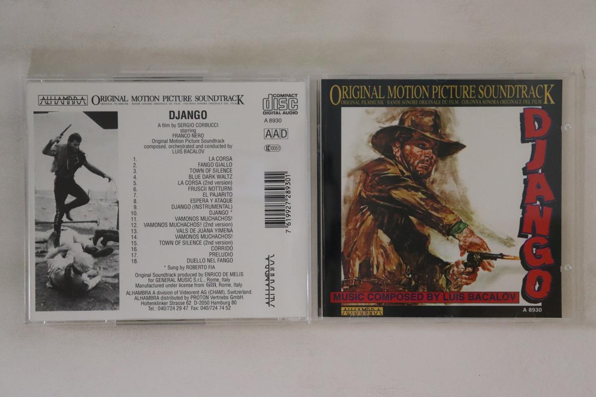 

CD OST LUIS BACALOV Django A8930 ALHAMBRA 1992 Germany Soundtracks Musicals Used