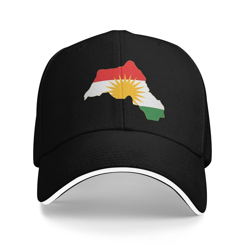 Kurdistan Flagge Lässige Baseballkappe Sommer Trucker-Kappe Dropshipping Outdoor-Sport Snapback-Kappe Herren Damen Mode Baseballkappen