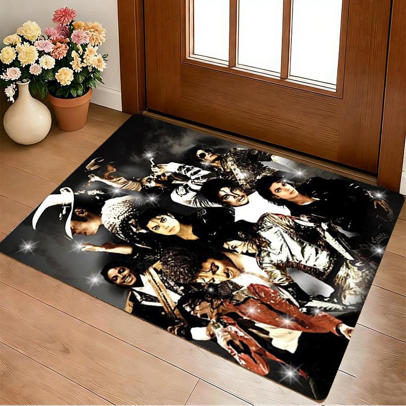 Michael Jackson Living Room Non-Slip Area Rug Soft Carpet for Bedroom Game Playroom Sofa Office Home Decor Doormat Christmas Gift C9211925
