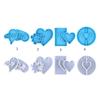 Heart Silicone Resin Mold,Valentines Epoxy Casting Mold for DIY Crafts Pendant Jewelry Making Keychain Silicone Mold