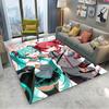 Alfombra 3D de Anime H-Hatsune V-Vocaloid Kawaii Girls para Decoración de Habitación Hogar Niños Regalo Puerta Alfombra para Zona Infantil Felpudo Antideslizante