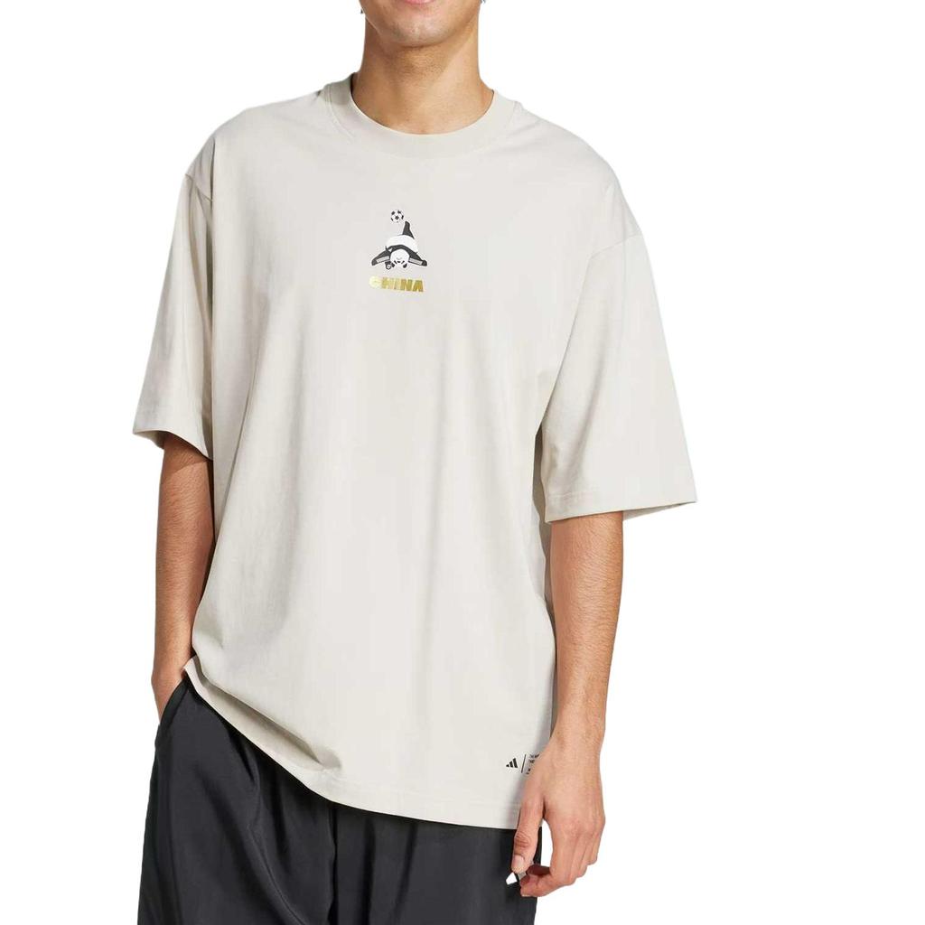 Adidas M PANDA GOAL T Shirt Unisex Miracle Bauxite Brown JZ3271