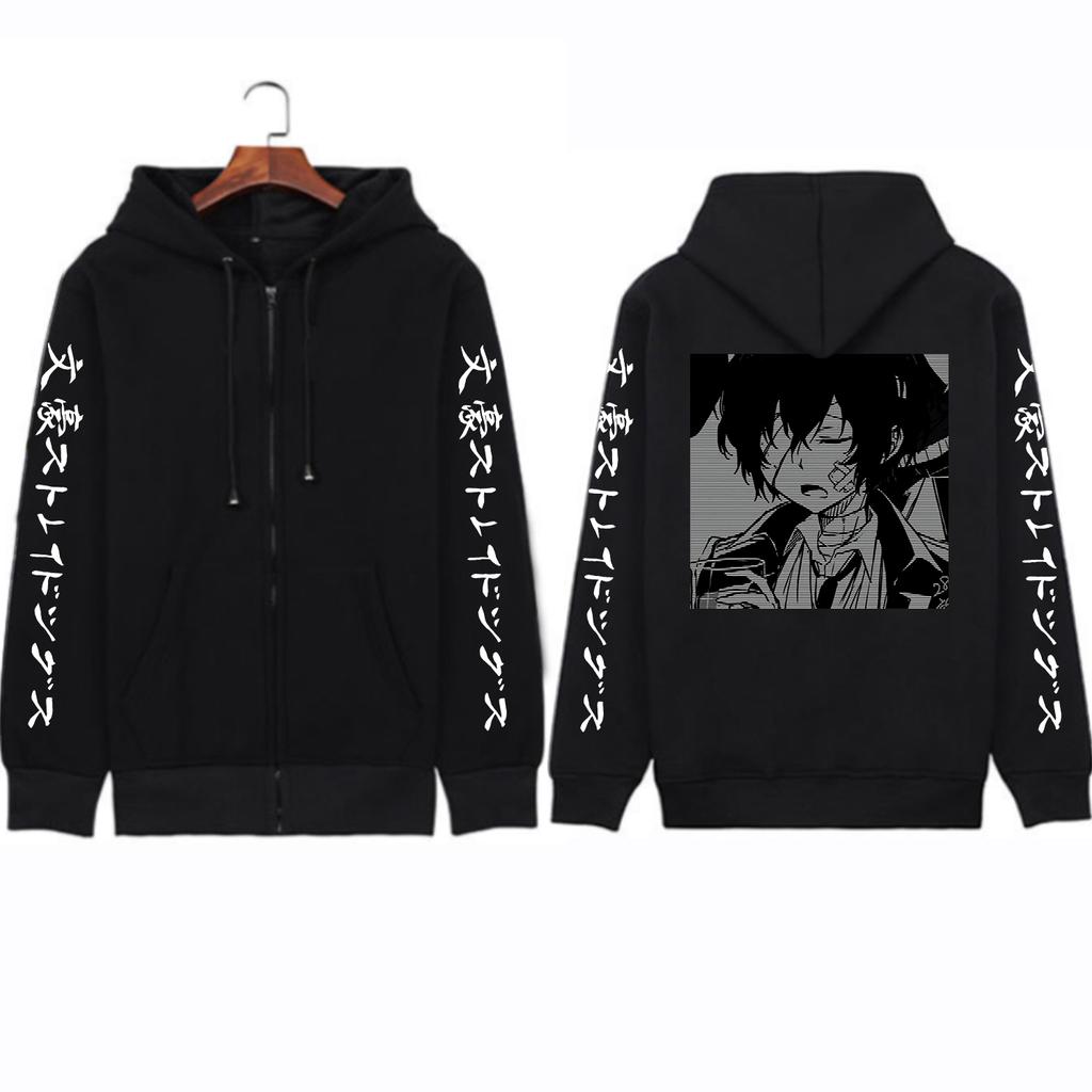 Buy Manga Bungo Stray Dogs Dazai Osamu Zipper Hoodies Harajuku