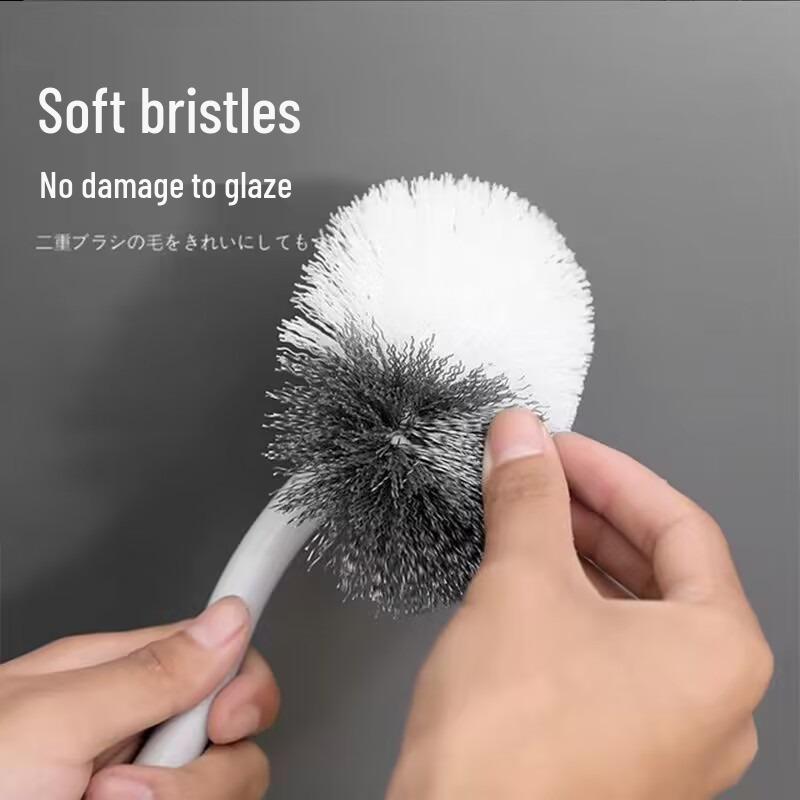 Wall-Mounted Multifunctional Elbow Toilet Cleaning Brush