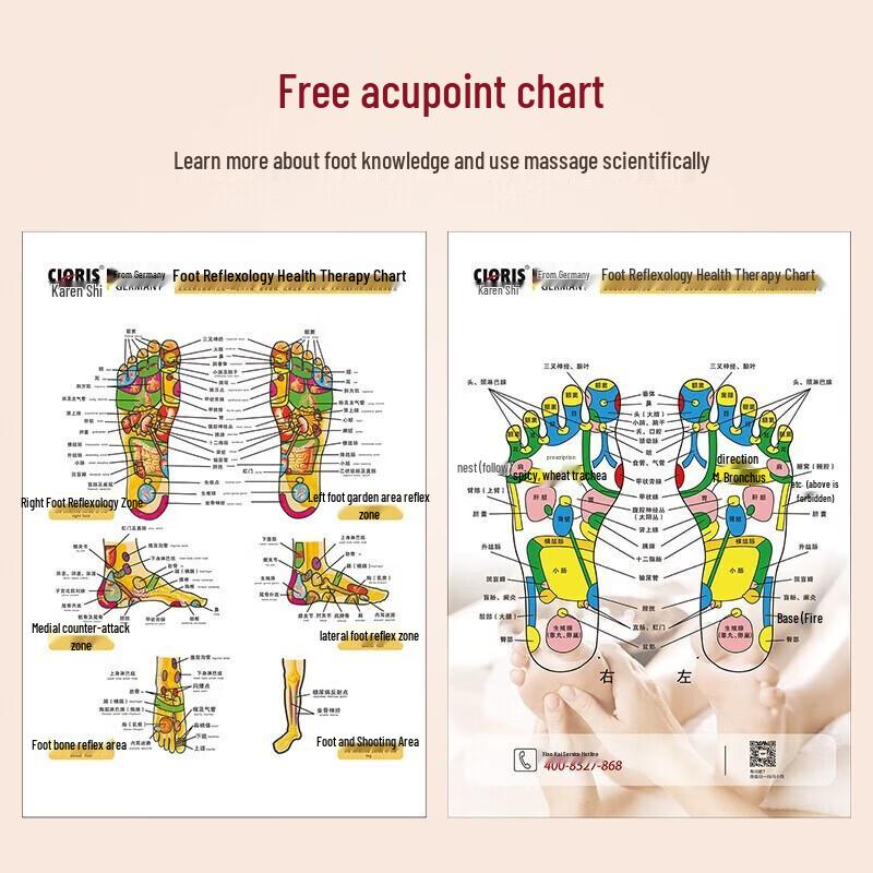 Karen's Third Gen Jade Reflexology Slippers CN Plug (adapter Included)