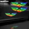 1PCS Laser Colorful Vinyl Car Sticker For Renegade Wrangler Grand Reflective Wing Decal Auto Window Motorcycle Accessories