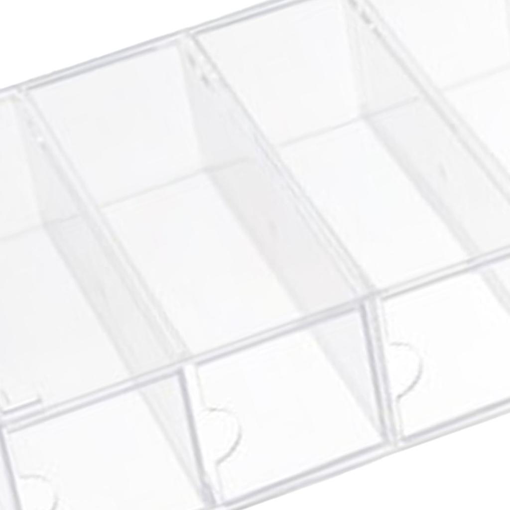Boîte Organisateur de Rangement pour Lunettes à 4 Tiroirs Acrylique Transparent Empilable Présentoir pour Lunettes de Soleil