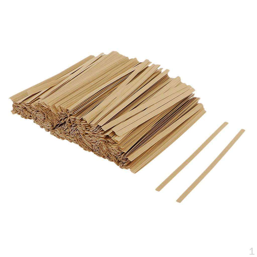 

Крафт-бумажные галстуки 1000 шт. для карманов для вечеринок 8cm