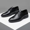 Fashion Luxury Men's Formal Shoes Fashion Pointed Casual Leather Shoe Business Dress Shoes for Men Wedding Shoes Laced Oxford Footwear