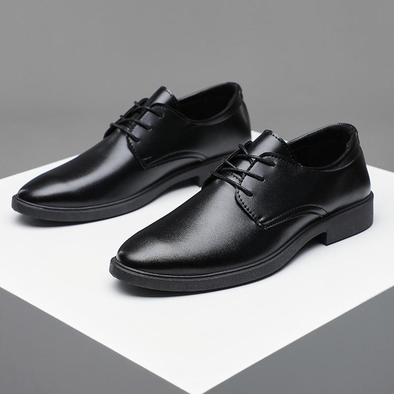 Fashion Luxury Men's Formal Shoes Fashion Pointed Casual Leather Shoe Business Dress Shoes for Men Wedding Shoes Laced Oxford Footwear