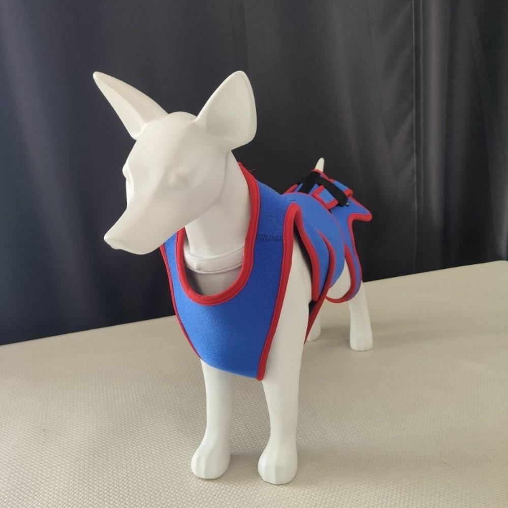Adjustable Dog Back Brace Breathable Thickened Dog Soothing Clothes Back Protector Comfortable Pet Support Harness Indoor