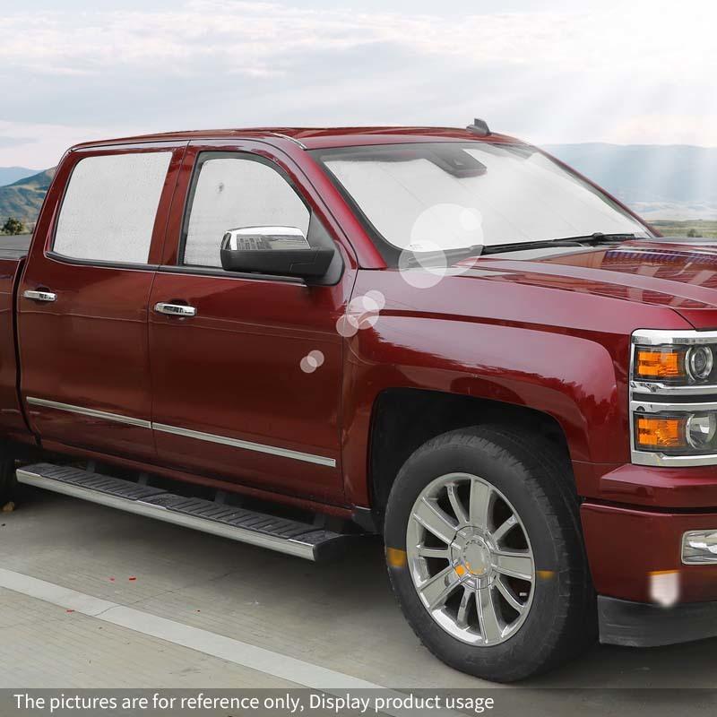Car Windshield Sunshade Window Shade Foldable Sun Visor Cover Fit For Chevy Silverado For GMC-SIERRA 2014-2017 Car Interior Accessories