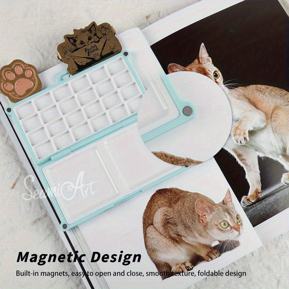 1pc Portable Travel Painting Box for Watercolor Loose Leaf HandBook for Art Supplies
