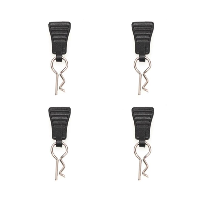 4/8/12pcs Metal R Type Fix Clip for Remote Control Car Body Shell Secure Mounting 1/12 Scale Model Body Shell Fixation