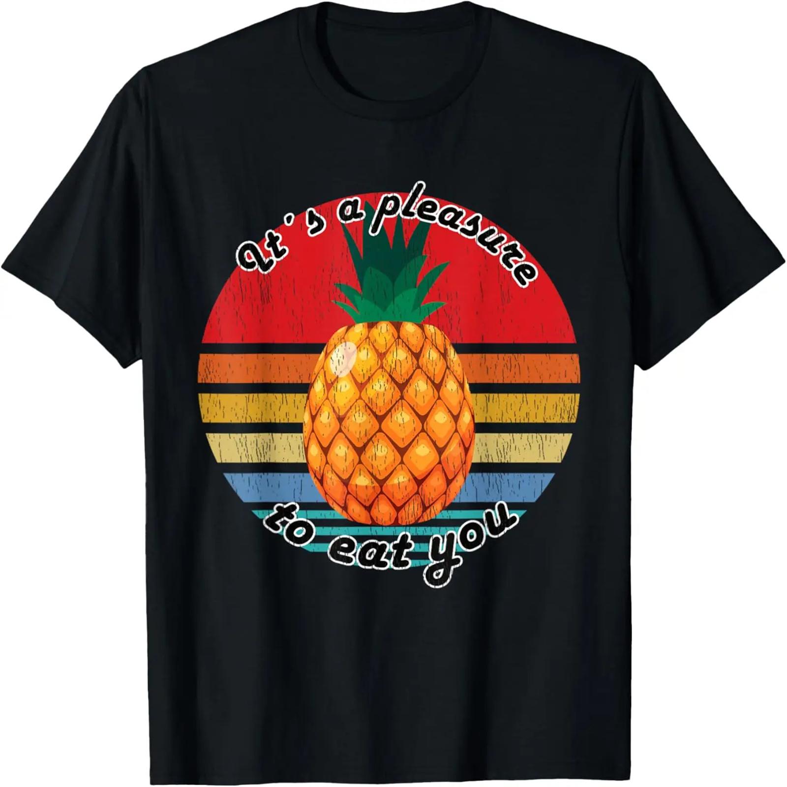 

It´s A Pleasure To Eat You Crazy Pineapple T-Shirt XXXXXL чорний